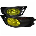 Overtime 4 Door Sedan Fog Light for 09 to 12 Honda Civic Yellow - 10 x 12 x 18 in. OV3744558